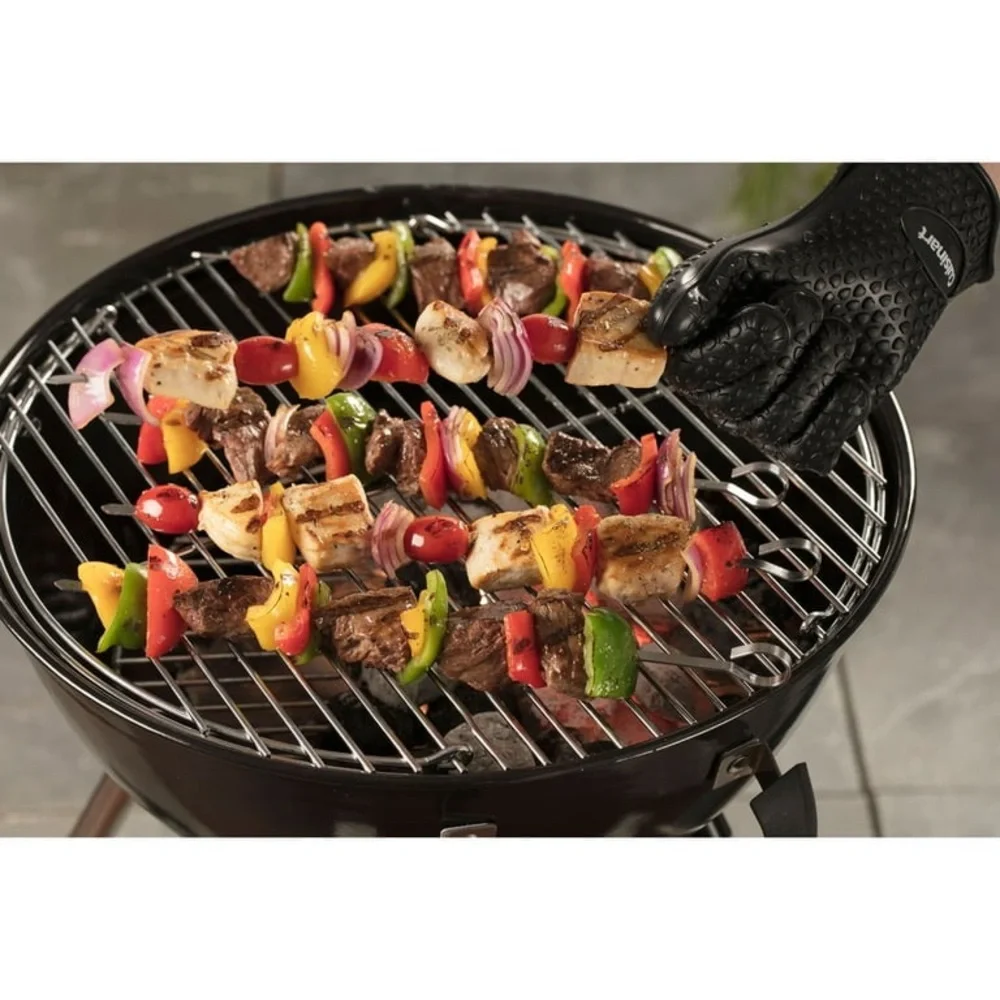 CUISINART NEW Heat Resistant Silicone Grill Gloves 2 Pk No Slip dishwasher safe